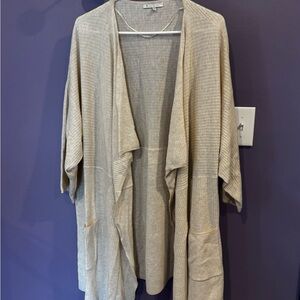 Skies Are Blue Light Tan Cardigan